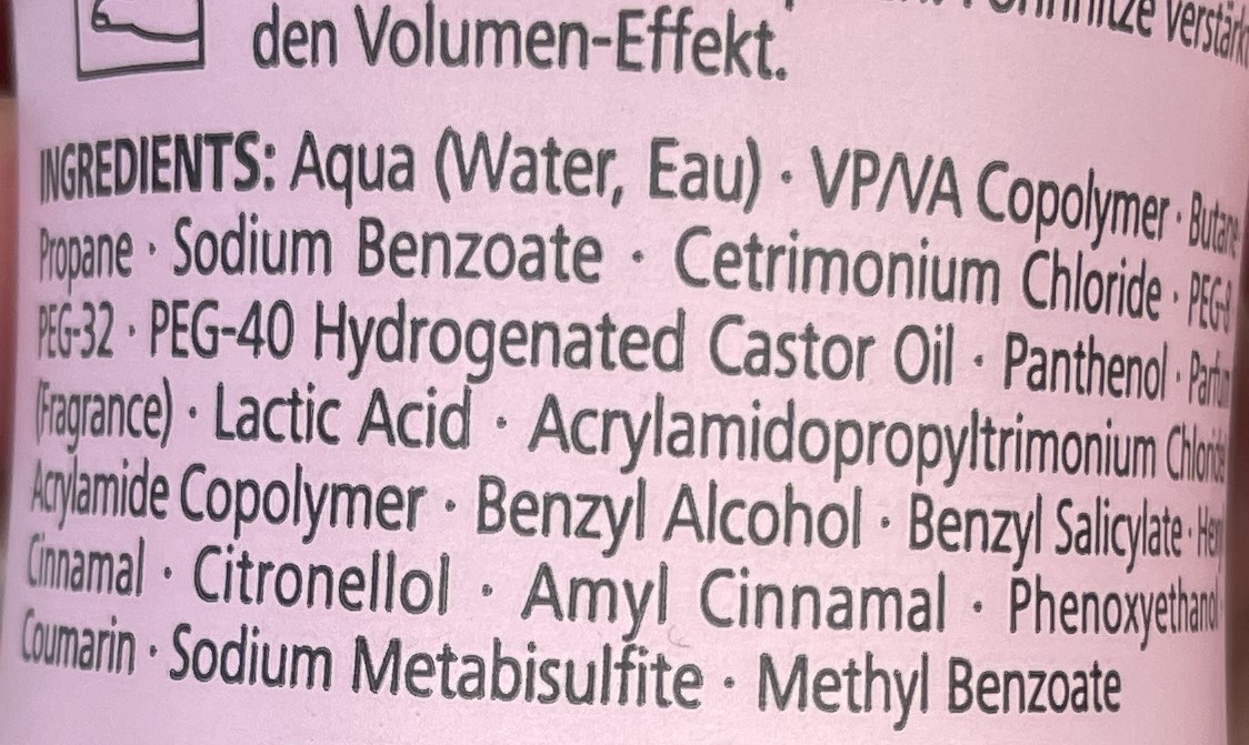 taft ingredients